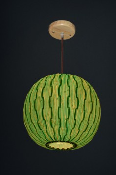 Ball wood pendant lamp 1001series