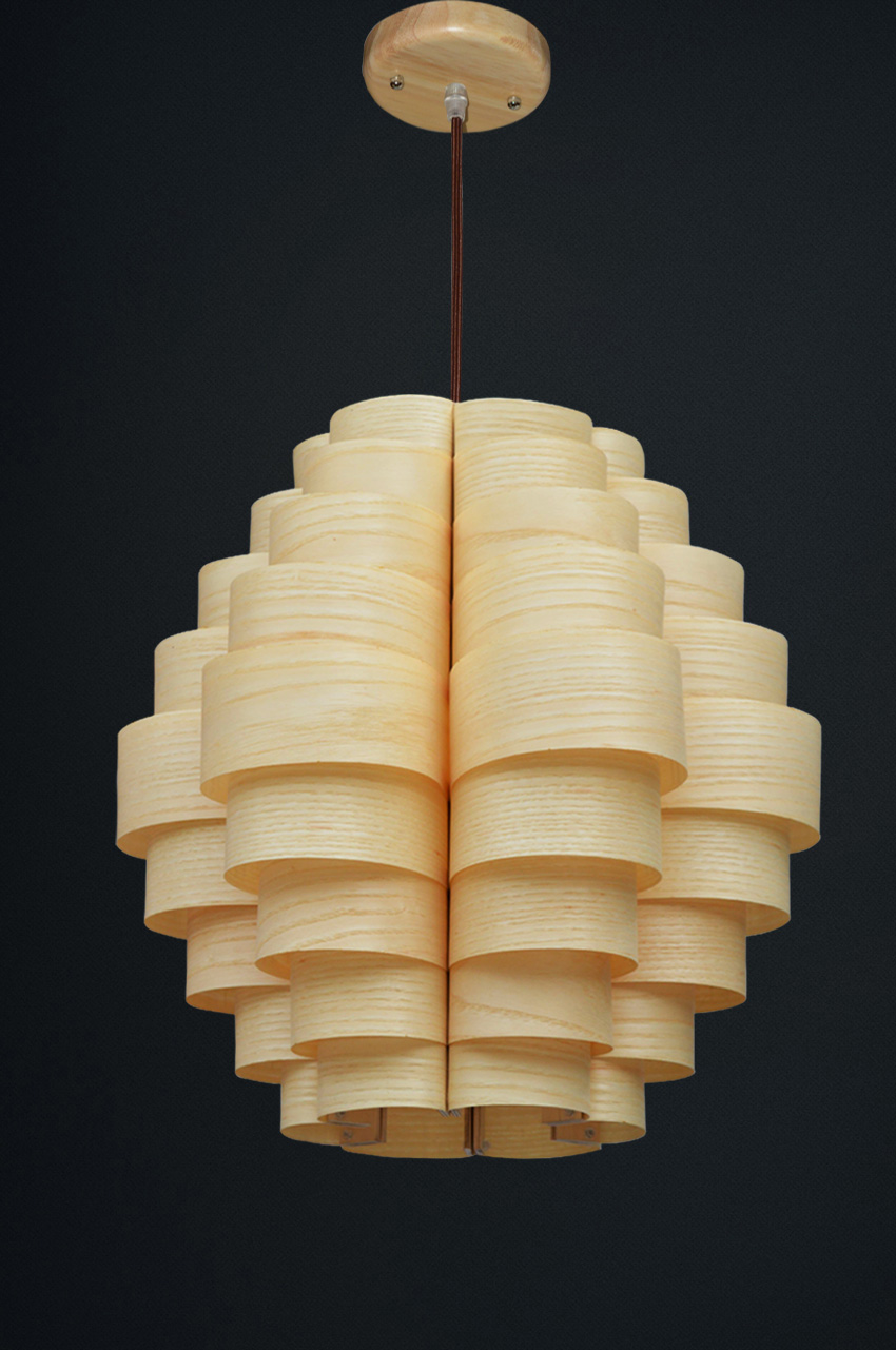 passion4wood lamp made from veneer