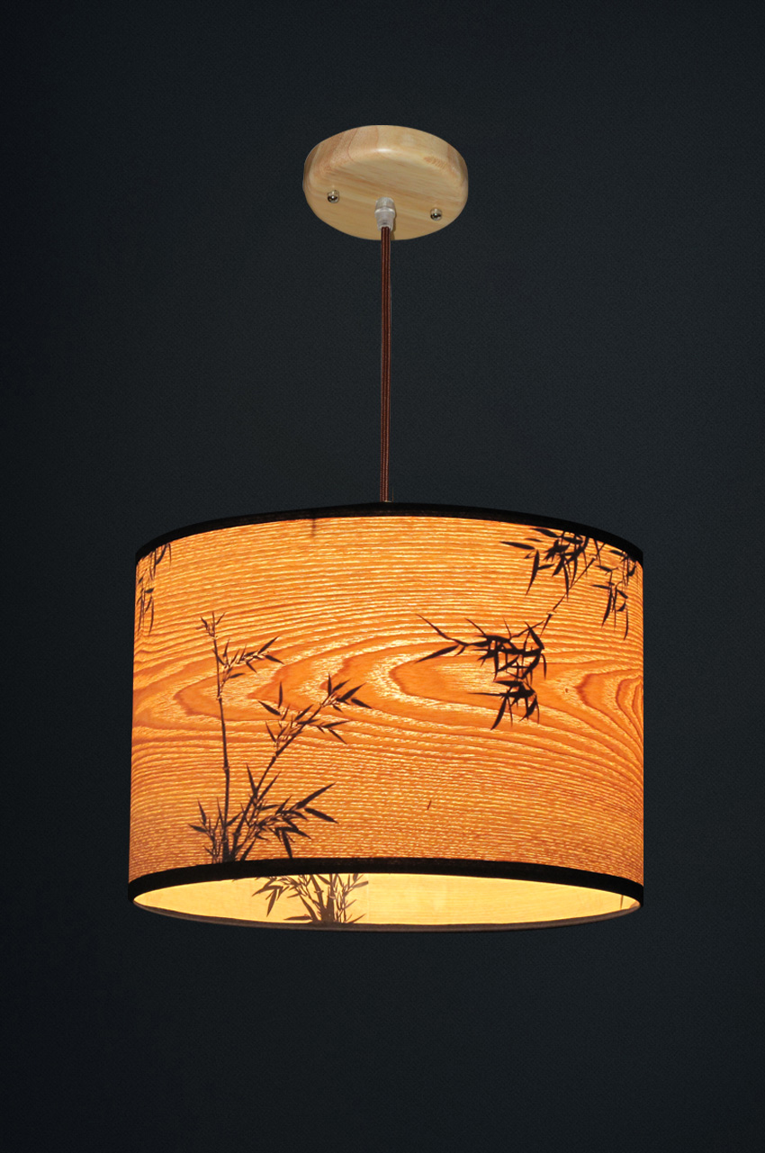 wood veneer lampshade